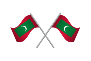 Maldives Flag Emblem Vector Free flag