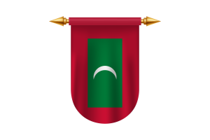 Maldives Flag Emblem Vector Images flag