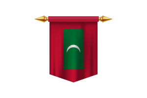 Emblem of the Republic of Maldives flag