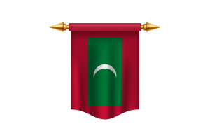 Maldives Flag Royal Banner flag
