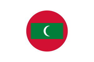 Maldives Flag Circle Vector Free flag