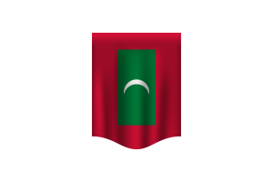 Maldives Flag Banner flag