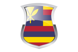 Hawaiian Kingdom Pride Flag flag