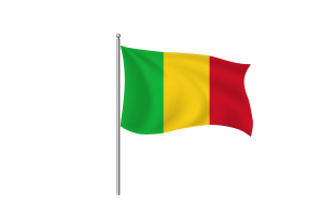 Mali Waving Friendship Flag flag