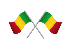 Mali Flag Emblem Vector Free flag
