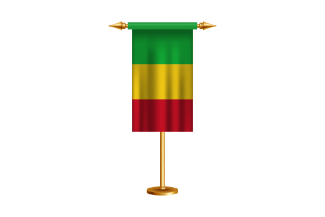 Mali Ceremonial Flag Vector Free flag