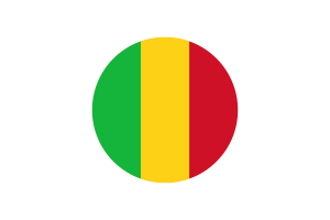 Mali Flag Circle Vector Free flag