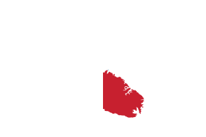 Malta Map with Flag flag