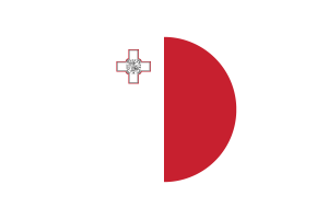 Malta Flag Circle Vector Free flag