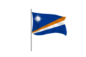 Marshall Islands Flag Clipart flag