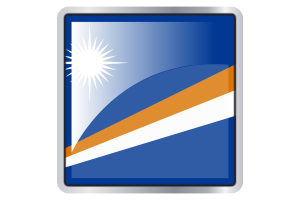 Marshall Islands Flag Square icon flag