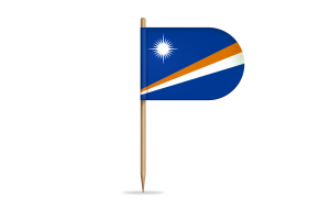 Marshall Islands Flag for Desk, Table flag