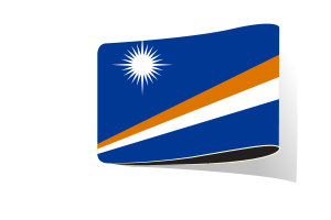 Marshall Islands Flag Illustration Clipart flag