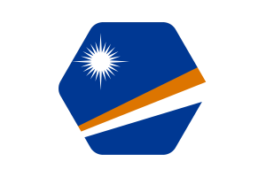 Marshall Islands Flag Vector Illustration flag