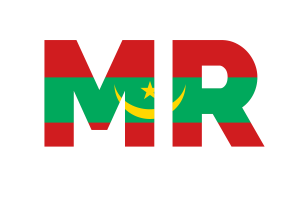 Mauritania Country Code flag