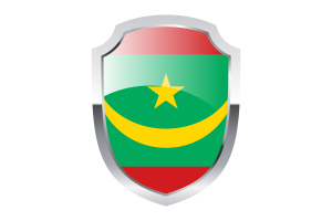 Mauritania Shield Logo flag
