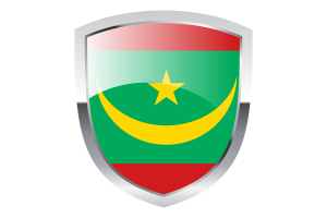 National Flag of Mauritania Clipart flag