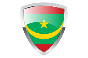 Mauritania Shield Flag flag