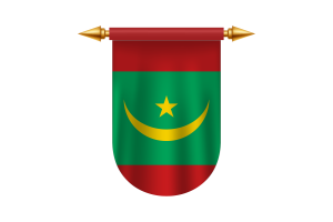 Mauritania Flag Emblem Vector Images flag