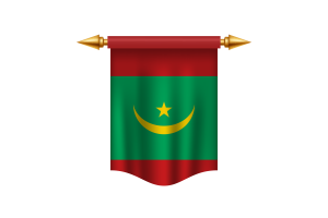 Mauritania Flag Royal Banner flag