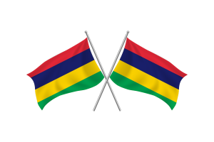 Mauritius Waving Friendship Flag flag