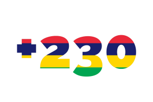 Mauritius Calling Code flag