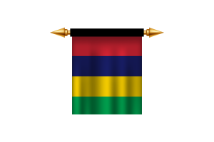 Mauritius Royal Emblem flag