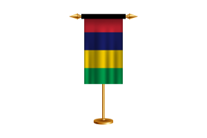 Mauritius Ceremonial Flag Vector Free flag