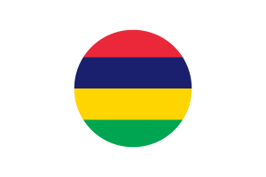 Mauritius Flag Circle Vector Free flag
