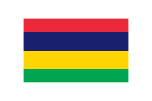 Mauritius Flag Triangle Vector Illustration flag