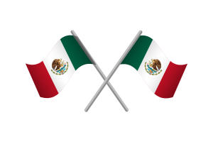 Mexico Flag Emblem Vector Free flag
