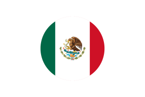 Mexico Flag Circle Vector Free flag
