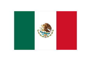 Mexico Flag Triangle Vector Illustration flag