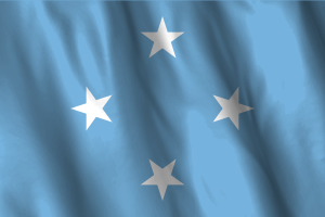 National Flag of Micronesia flag