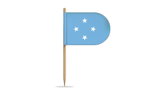 Micronesia Flag for Desk, Table flag