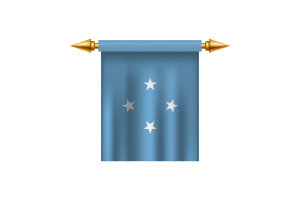 Micronesia Royal Emblem flag