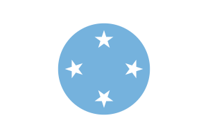 Micronesia Flag Circle Vector Free flag