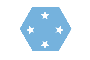 Micronesia Flag Vector Free | SVG and PNG flag