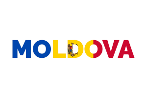 Moldova Text Art flag