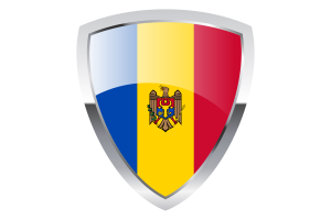 Moldova Shield Flag flag