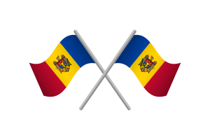 Moldova Flag Emblem Vector Free flag
