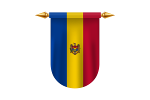 Moldova Flag Emblem Vector Images flag