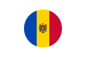 Moldova Flag Circle Vector Free flag