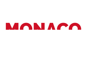 Monaco Text Art flag