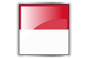 Monaco Flag Square icon flag