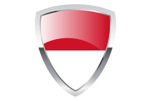 Monaco Shield Flag flag