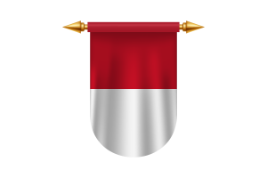 Monaco Flag Emblem Vector Images flag