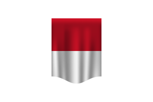 Monaco Flag Banner flag