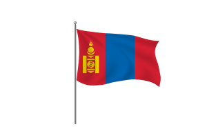 Mongolia Flag Clipart flag