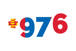 Mongolia Calling Code flag